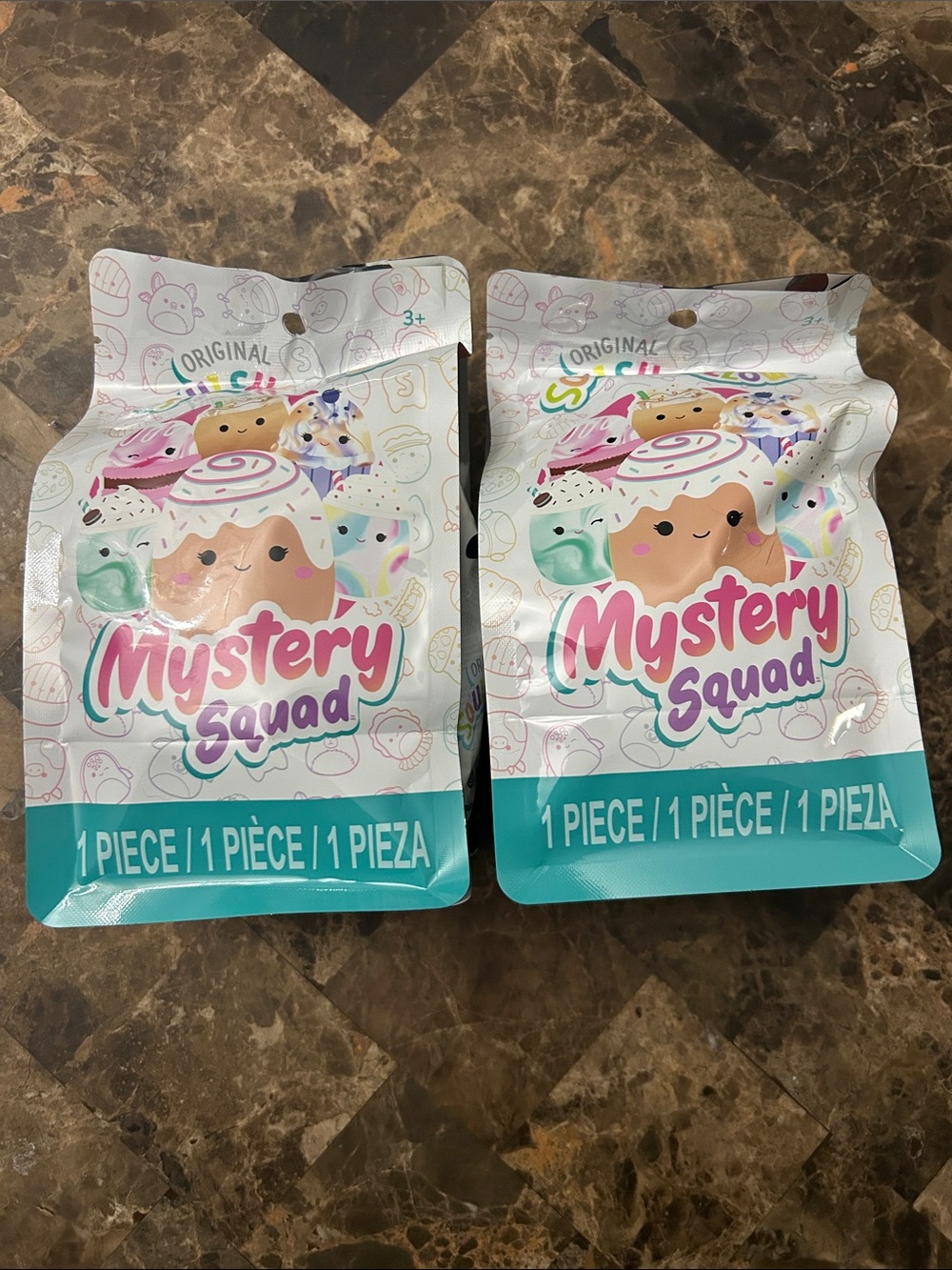 NWT 🆕 Original Squishmallows TWO Mystery Squad Blind Bags - 5 in squishy each
